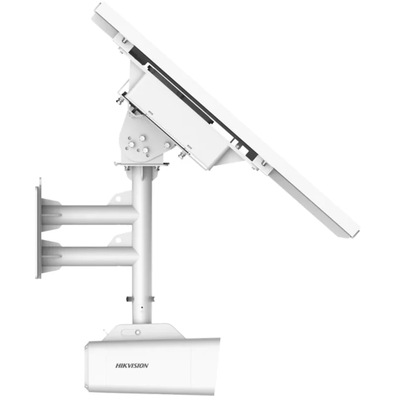 Kit de Cámara de Red Bullet Fija 4K ColorVu con Energía Solar