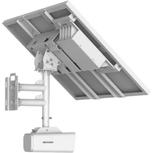 Kit de Cámara de Red Bullet Fija 4K ColorVu con Energía Solar